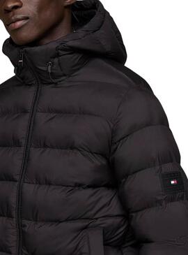 Veste Tommy Hilfiger Mid Weight Noir pour homme