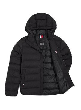 Veste Tommy Hilfiger Mid Weight Noir pour homme