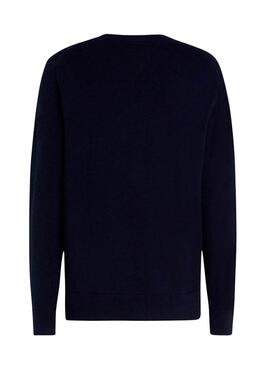 Pull Tommy Hilfiger Lux bleu marine pour homme