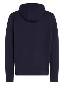 Sweat à capuche Tommy Hilfiger Chest Insert bleu marine pour homme