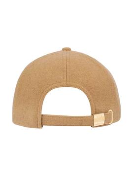 Casquette Tommy Hilfiger Winter camel pour femme