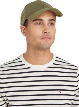 Casquette Tommy Hilfiger Flag 85 verte pour homme