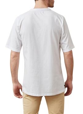 T-shirt Altonadock Flower blanc pour homme