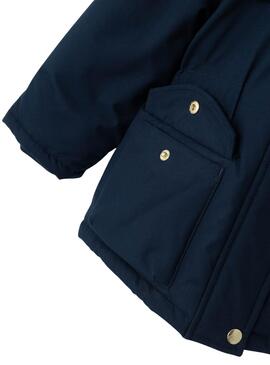 Parka Name It Master Bleu Marine pour fille