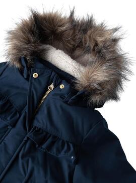 Parka Name It Master Bleu Marine pour fille