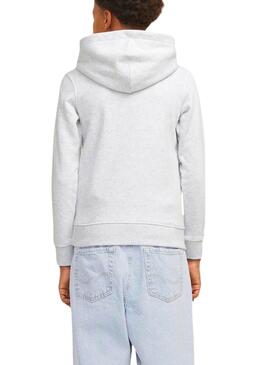 Sweatshirt Jack and Jones Colorblock Blanc pour garçon