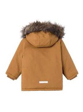 Parka Name It Master Camel pour Enfants