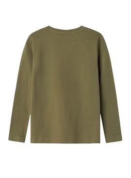 Sweatshirt Name It Orindo Vert pour garçon