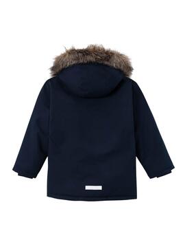 Parka Name It Master Bleu Marine pour Enfants