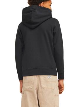 Sweat Jack and Jones Colorblock Noir pour garçon