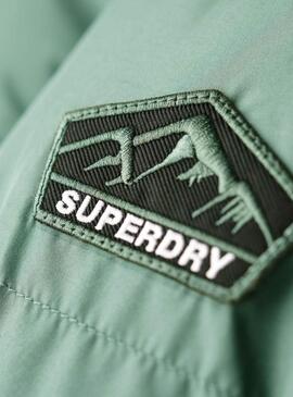 Blouson Matelassé Superdry Vert pour femme