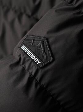 Veste matelassée Superdry noire pour femme