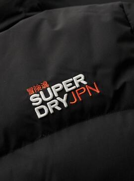 Veste matelassée Superdry noire pour femme