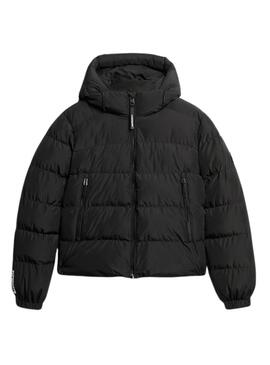 Veste matelassée Superdry noire pour femme