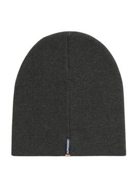 Bonnet Superdry Essential Logo grise pour homme