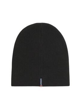 Bonnet Superdry Essential Logo noir pour homme