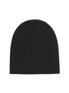 Bonnet Superdry Essential Logo noir pour homme