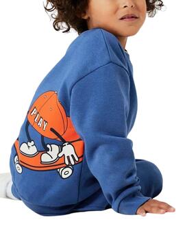 Sweat Name It Otto Bleu pour enfants