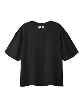 T-shirt Name It Follie Noir pour fille