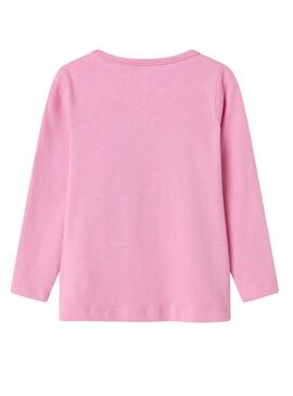 T-shirt Name It Olisia Rose Fuchsia pour fille