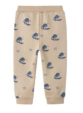 Pantalons Name It Otto Beige pour enfants