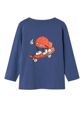 T-shirt Name It Otis Bleu Doux pour kids