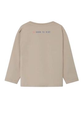 T-shirt Name It Otis Beige pour kids