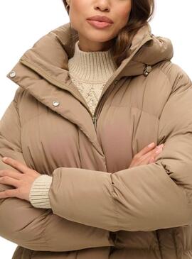 Coat Superdry Puffer Toasted for women