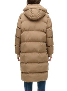 Coat Superdry Puffer Toasted for women