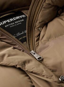 Coat Superdry Puffer Toasted for women