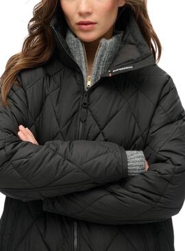 Veste Superdry Liner Noir pour femme