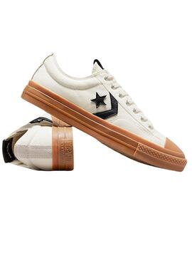 Baskets Converse Star Player76 blanc vintage