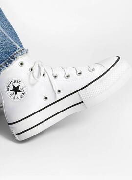 Zapatillas Chuck Taylor All Star Platform BlancoChaussures Chuck Taylor All Star Platform Blanc