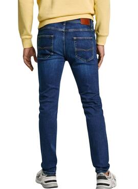 Jean Pepe Jeans Skinny Bleu pour hommes