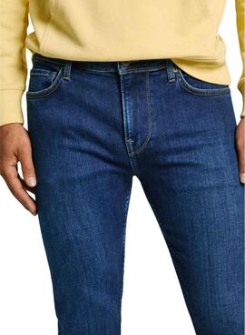 Jean Pepe Jeans Skinny Bleu pour hommes