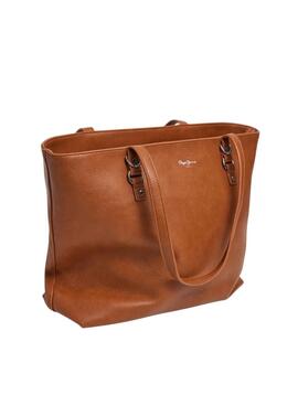 Sac Pepe Jeans Bella Icon Marron pour femmes