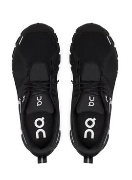 Chaussures On Cloud 5 Waterproof Noir pour femmes