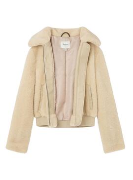 Veste Pepe Jeans Vicky beige pour fille