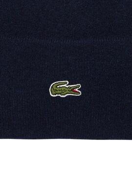 Bonnet Lacoste bleu marine pour homme