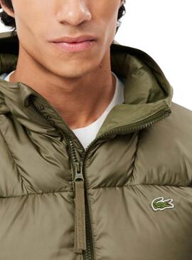 Veste Lacoste Matelassée Verte pour hommes