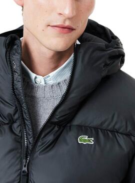 Veste Lacoste Matelassée Noire pour hommes