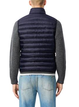 Gilet Lacoste Matelassé Marine pour hommes