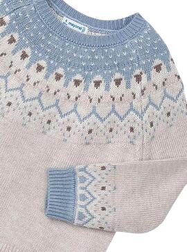 Pull Bordure Grise Mayoral pour fille