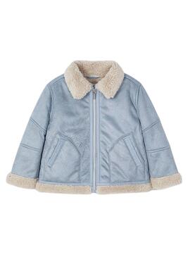 Veste Réversible Mayoral bleu clair pour fille