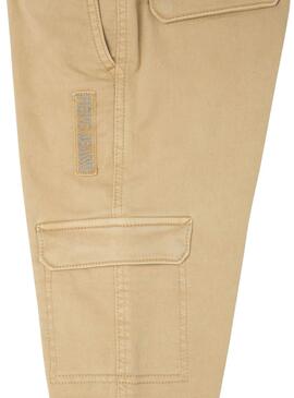 Pantalon Pepe Jeans Tadeo beige pour enfant