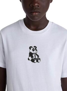 T-shirt Vans Panda blanc pour garçon