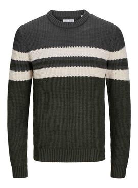 Pull Jack and Jones Sander Vert pour garçon