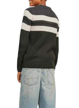 Pull Jack and Jones Sander Vert pour garçon