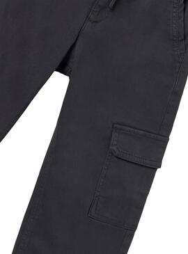 Pantalon Mayoral Cargo Broken Gris Foncé pour garçon