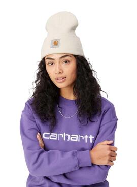 Bonnet Carhartt Watch beige pour femme et homme